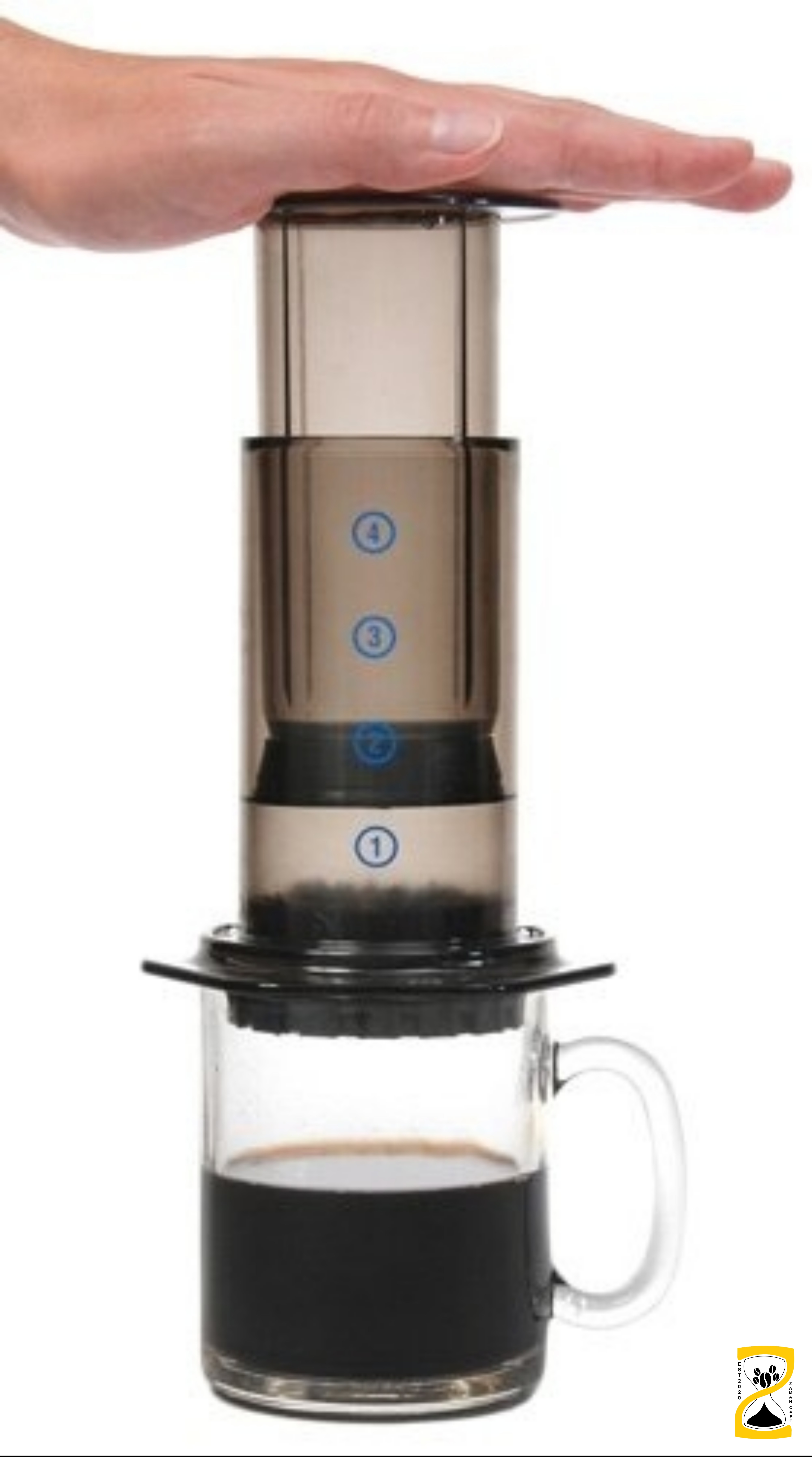 قهوه ساز و اسپرسوساز AeroPress با فیلترهای میکرو جایزه 350