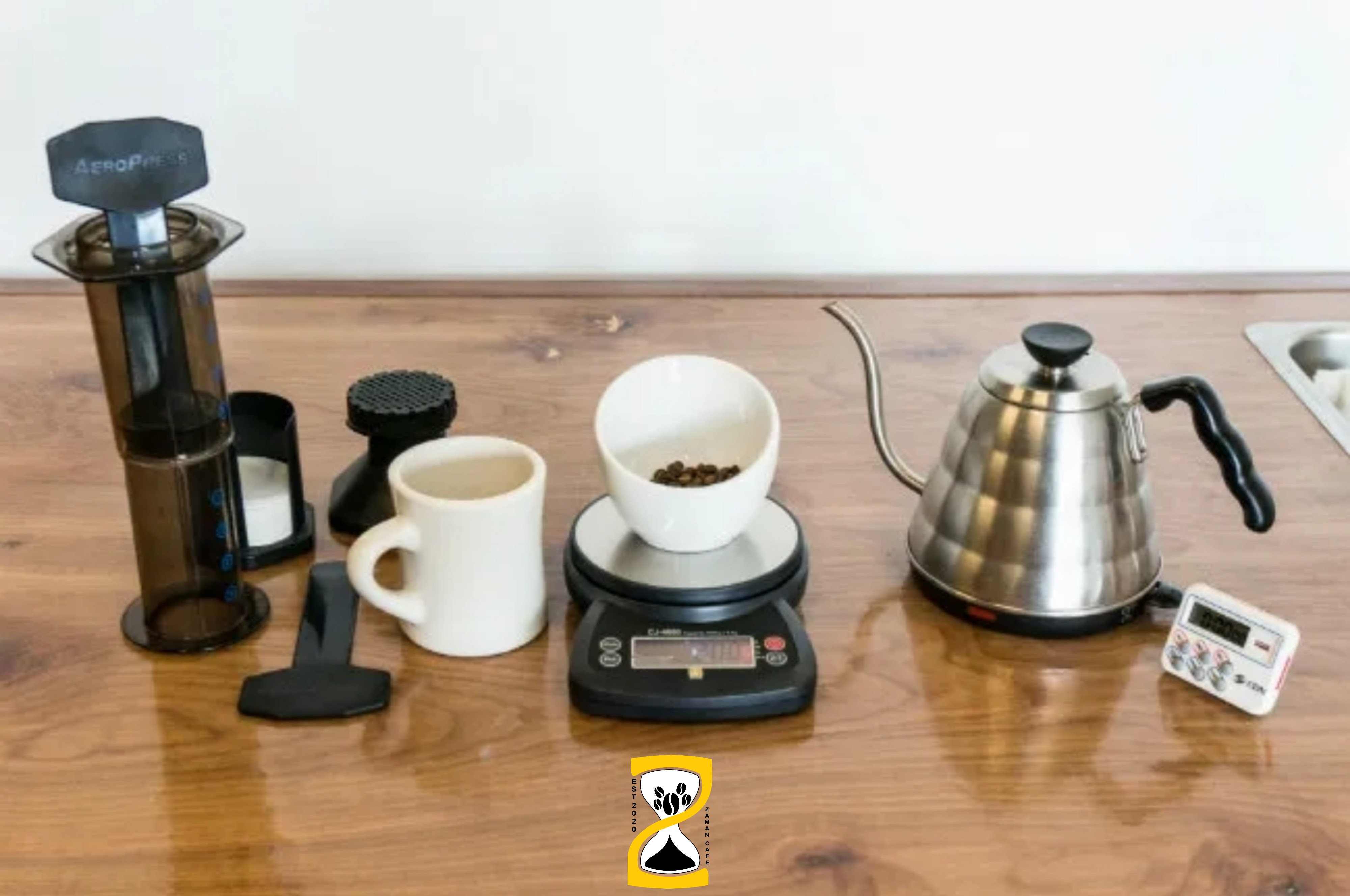 راه اندازی دم کردن قهوه AeroPress